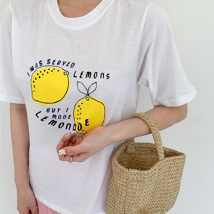 벨라오 레몬 반팔 티셔츠