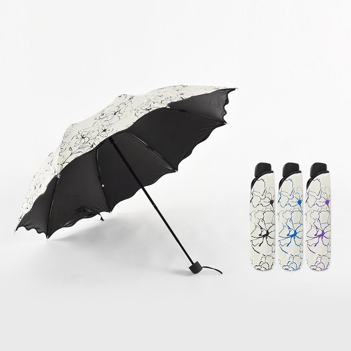 플라워 자외선 차단 양 우산